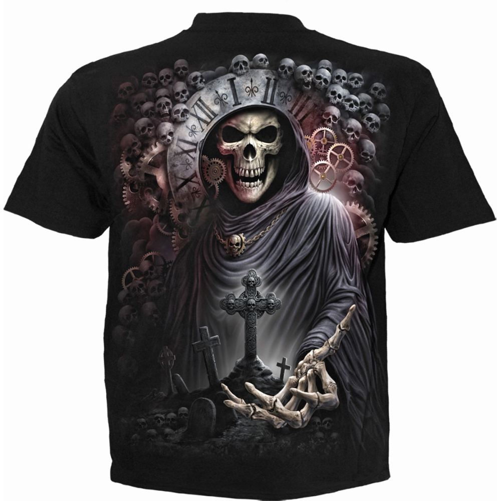 Spiral - REAPER TIME Herren T-Shirt - Schwarz
